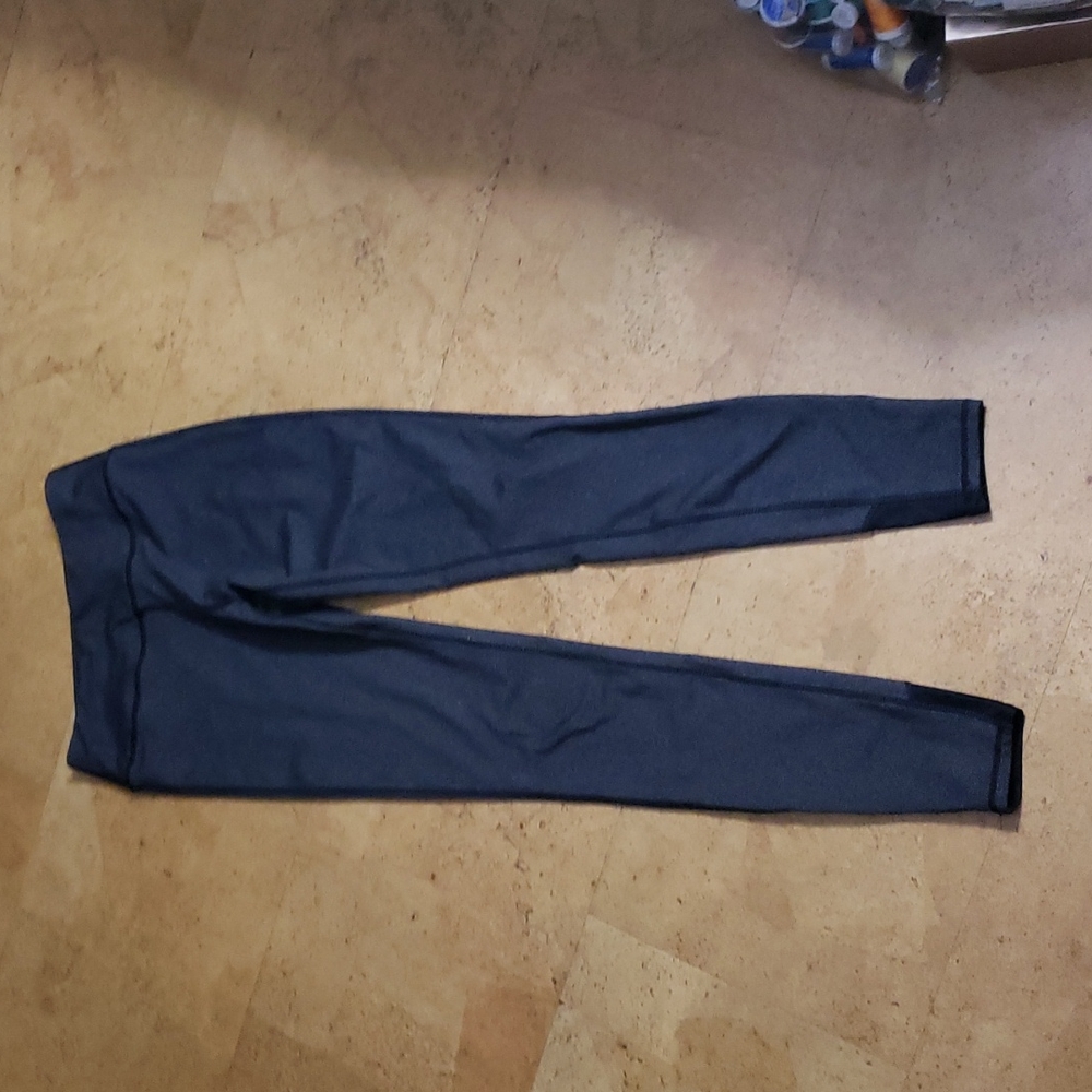Kyodan Woman's Grey Exercise Yoga Running Pants Tights Leggings P/S